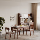 Round Corner Diagonal Leg Telescopic Table For 6 - 8 People To Meet Dining Table by Unique Piece Furniture