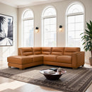 Muncie L-Shaped Sofa with Plush Cushions