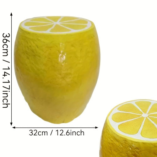 Yellow Lemon Fruit Stool, photo 4 of 10