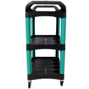 3 Tier Rolling Auto Detail Cart With Wheels