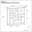 Amherst - Multi Cube Bookcase And Storage Unit by HouseOfZazla
