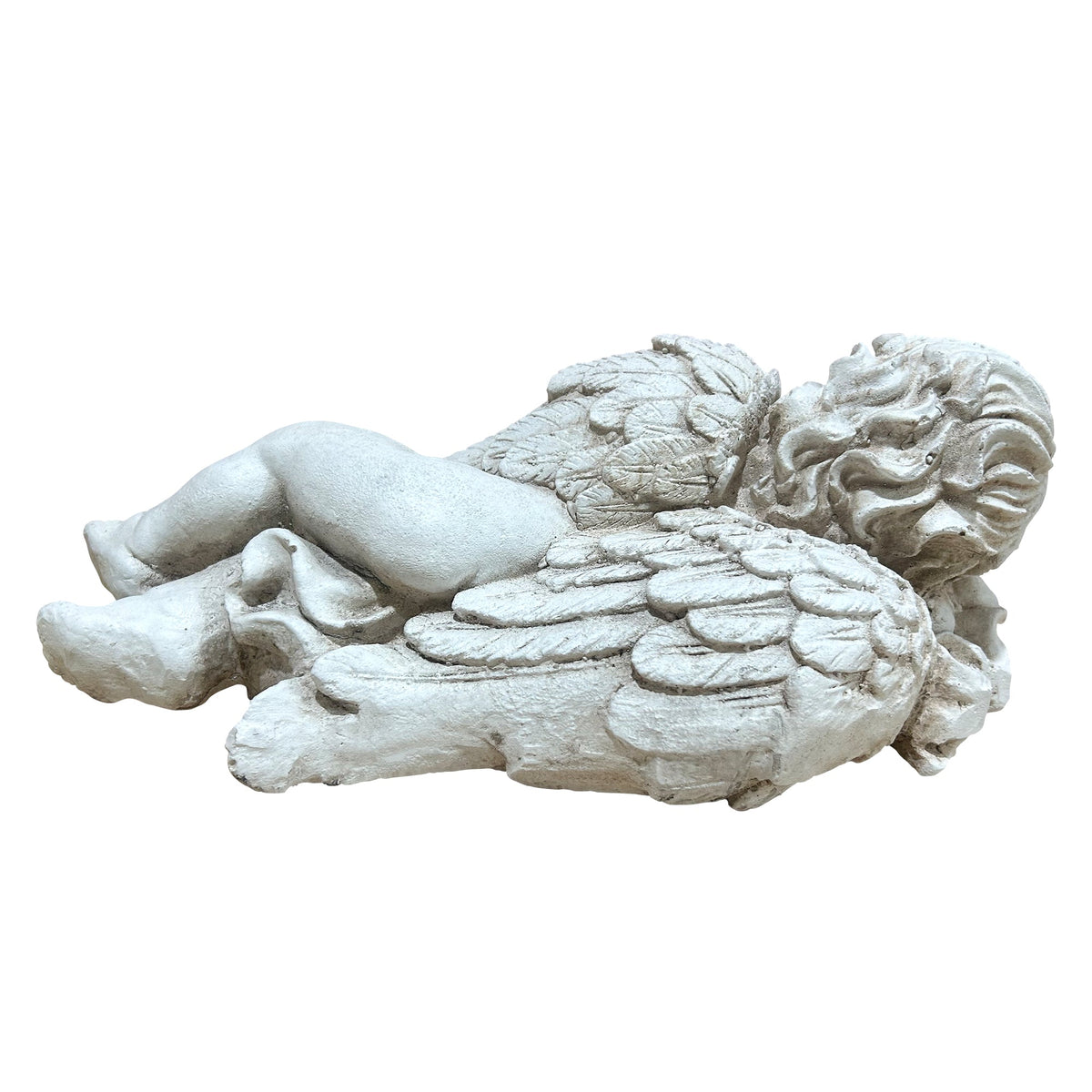 Magnesium Oxide Lying Angel Statue, photo 7 of 7