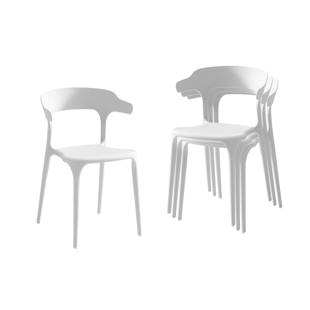 Stackable Chairs (Set of 4), photo 3 of 13