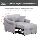 Convertible Sleeper Chair With Adjustable Backrest by HouseOfZazla