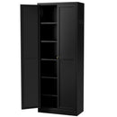 Kitchen Pantry Cabinet With 4 Adjustable Shelves, Heavy Duty Freestanding Organizer