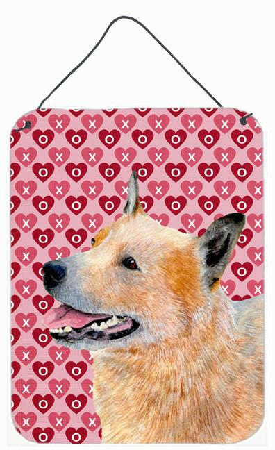 Australian Cattle Dog Hearts Love Valentine's Day Wall or Door Hanging Prints