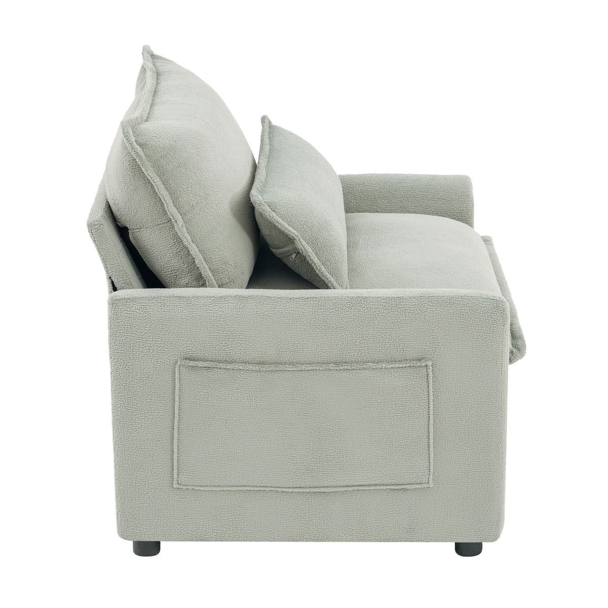 Modern Single Seat Accent Chair With Side Storage Pockets, photo 8 of 40