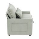 Modern Single Seat Accent Chair With Side Storage Pockets by HouseOfZazla