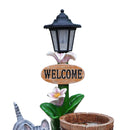 Lying Cat Solar Planter Garden Decor by HouseOfZazla