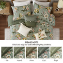 7-Piece Cal King Vin Floral Comforter Set