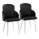Dahlia - Contemporary, Dining Chair (Set of 2) by HouseOfZazla