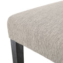 Contemporary Dining Chair with Upholstered Seating and Tapered Legs by HouseOfZazla