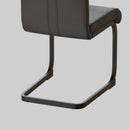 Modern Dining Chairs With High Back Upholstered Design Metal Legs by HouseOfZazla