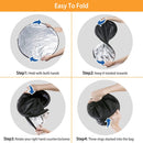 22.8In 5 In 1 Photography Light Reflector Collapsible Multi Disc Round Light Diffuser w/ Storage Bag Translucent Silver Gold White Black 5 Colors Refl