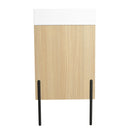 Modern Bathroom Vanity Combo With Single Resin Sink And Storage Cabinet by HouseOfZazla