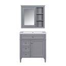Bathroom Vanity With Medicine Cabinet and Storage by HouseOfZazla