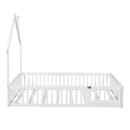 House Platform Bed With Guardrail by HouseOfZazla