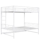 Metal Bunk Bed With Shelf And Guardrails by Unique Piece Furniture