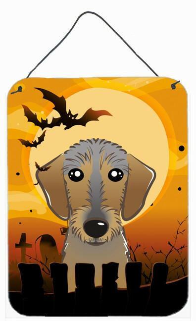 Halloween Wirehaired Dachshund Wall or Door Hanging Prints BB1791DS1216