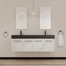 60 Inch Wall-Mounted Bathroom Vanity with Sink