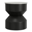 Maxine - Side Table - Black White