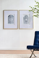 Fake Pencil Architectual Wall Art, Wall Decor Accent (Set of 2) - Silver by HouseOfZazla