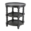 Round 3 Tiered Side Tabel, End Tabel For Lving Room Bedroom Entryway by HouseOfZazla