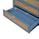 3 Drawer Cabinet, Natural Rattan, American Furniture