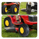 Set of 2 20x8.00-8 Lawn Mower Tires and Wheel Assembly
