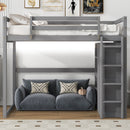 Loft Bed With Built In Wardrobe, Storage Shelves, And LED Light by HouseOfZazla