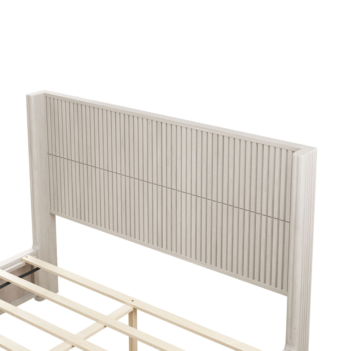Platform Bed Frame With Headboard, Floor Standing Design, photo 7 of 40