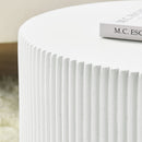 Walker Edison | Grooved Modern Coffee Table