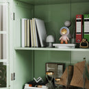Minimalist Buffet Cabinet With Double Glass Doors And Drawer by HouseOfZazla