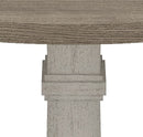 Tannen - Round 5 Piece Dining Table (Set of 5) - White And Gray by HouseOfZazla