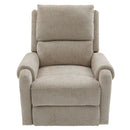 Manual Recliner Massage Chair With Swivel Rocker, 8 Massage Modes, Side Storage Pocket