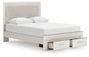 Zuraleus - Upholstered Panel Platform Storage Bed by Unique Piece Furniture