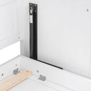 Murphy Bed With Desk, LED Lights & USB Charging Station by HouseOfZazla