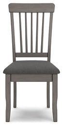 Shullden - Dining Room Side Chair (Set of 2) - Gray