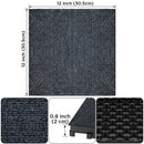 Diy Module Interlocking Decking Carpet Tiles For Patio, Porch, Poolside, Balcony, Backyard Polypropylene - Gray by HouseOfZazla