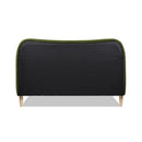 Roman - Curved Headboard Upholstered Platform Bed by HouseOfZazla