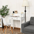 Writing Desk 2-Tier Vanity Desk Computer Desk with 4 Drawers by LJGDeals