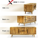 Bosk Wood Fluted TV Stand by Megsu