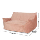 Fila - een Oversized Seater Bean Bag Chair With Armrests by HouseOfZazla
