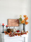 Paper Maple Leaf Spray, Botanicals Decor For Harvest Festival Fall Festival & Thanksgiving Table Decorations by HouseOfZazla