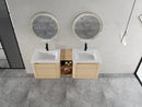 60'' Wall-Mounted Bathroom Vanity with Storage