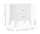 Babb - Accent Table - White