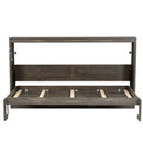 Murphy Bed With LED Light, Foldable Wall Bed Cabinet by HouseOfZazla