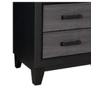 Soluto - Nightstand - Gray / Black by HouseOfZazla
