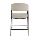 25'' Seat Height Modern Fabric Bar Stools with Back by HouseOfZazla