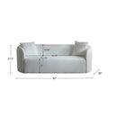 Coral - Curved Sofa, 3 Seater by HouseOfZazla